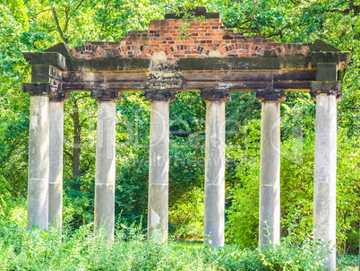 Greek temple ruins HDR