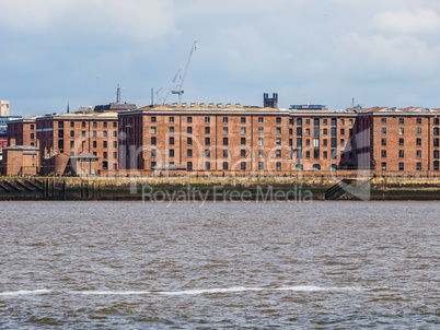 Albert Dock in Liverpool HDR