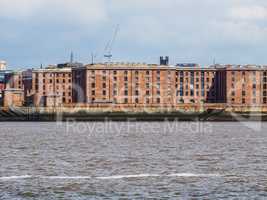 Albert Dock in Liverpool HDR
