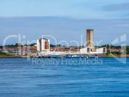 View of Birkenhead in Liverpool HDR