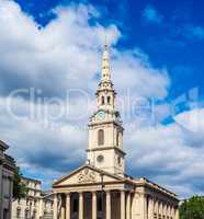 St Martin church in London HDR