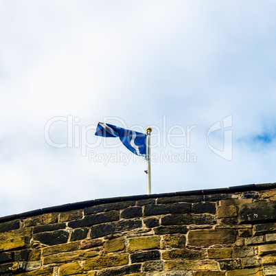 Scottish flag HDR