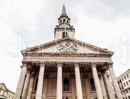 St Martin church, London HDR