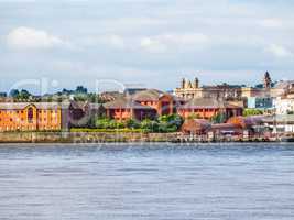 View of Birkenhead in Liverpool HDR