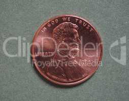 Dollar (USD) coin, currency of United States (USA)