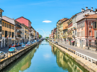 Naviglio Grande, Milan HDR