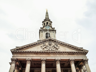 St Martin church, London HDR