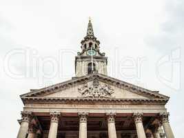 St Martin church, London HDR