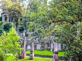 Glasgow cemetery HDR