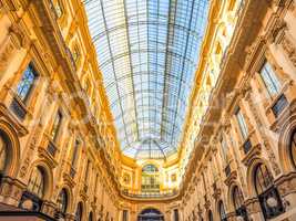 Galleria Vittorio Emanuele II in Milan HDR