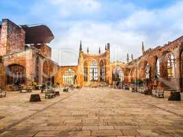 Coventry Cathedral ruins HDR