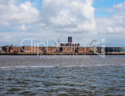 Albert Dock in Liverpool HDR