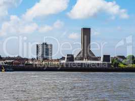 View of Birkenhead in Liverpool HDR