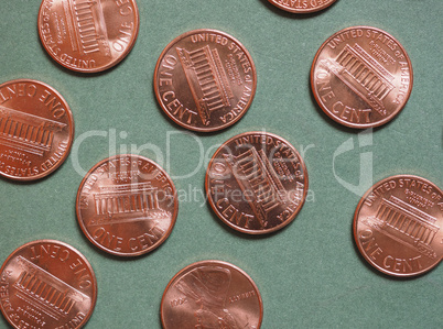 Dollar (USD) coin, currency of United States (USA)