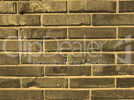 Brick wall sepia