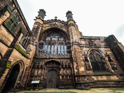 Chester Cathedral in Chester HDR