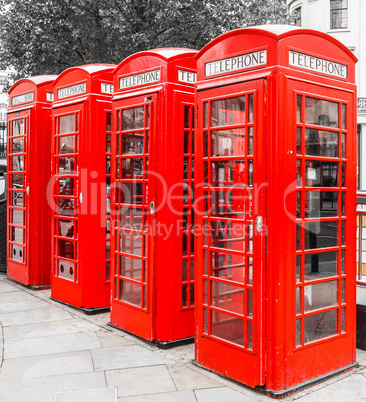 London telephone box HDR