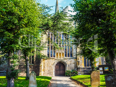 Holy Trinity church in Stratford upon Avon HDR