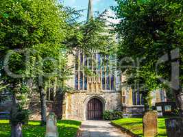 Holy Trinity church in Stratford upon Avon HDR