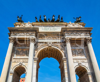 Arco della Pace, Milan HDR
