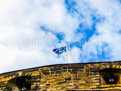 Scottish flag HDR