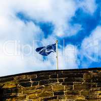 Scottish flag HDR