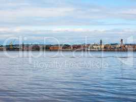 View of Birkenhead in Liverpool HDR