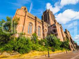 Liverpool Cathedral in Liverpool HDR