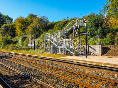 Wood End station in Tanworth in Arden HDR