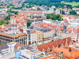 Leipzig aerial view HDR