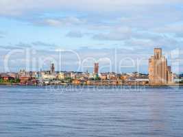 View of Birkenhead in Liverpool HDR