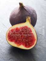 Closeup of fresh organic figs