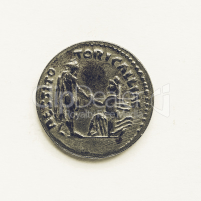 Vintage Old Roman coin