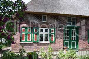 Typisches Haus in Wustrow, Darss, Deutschland
