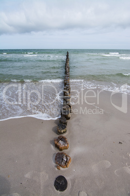 Buhne in Zingst, Darss, Deutschland