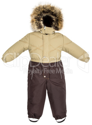 Childrens snowsuit fall