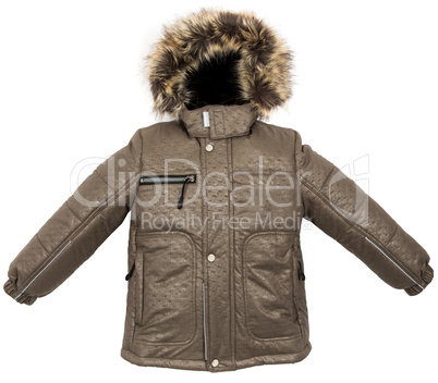 Warm jacket isolated