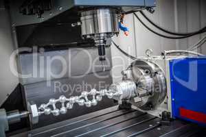 Metalworking CNC milling machine.