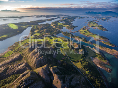 Beautiful Nature Norway aerial photography.