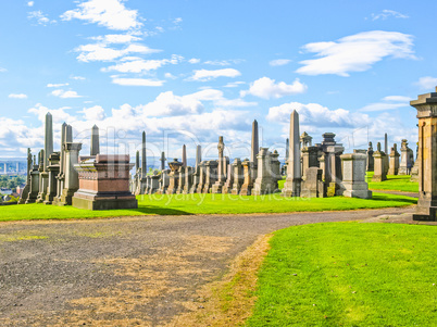 Glasgow necropolis HDR