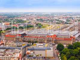 Leipzig aerial view HDR