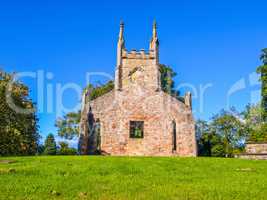 Cardross old parish church HDR