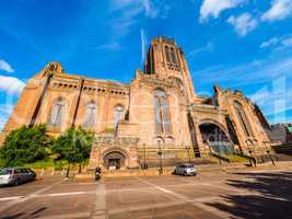 Liverpool Cathedral in Liverpool HDR