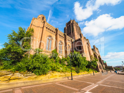 Liverpool Cathedral in Liverpool HDR