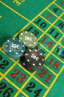 Casino roulette chips