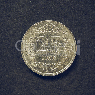Vintage Turkish coin