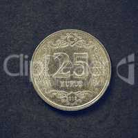 Vintage Turkish coin
