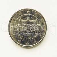Vintage Slovak 50 cent coin