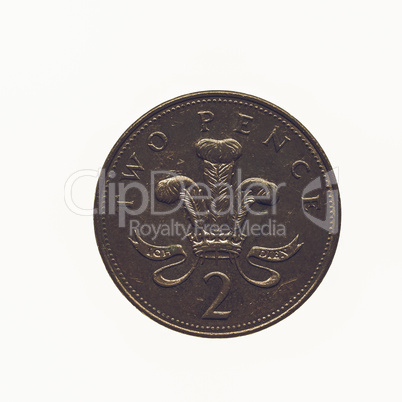 Vintage Coin isolated