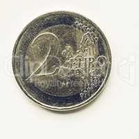 Vintage 2 Euro coin